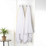 Superior Playa Zero Twist Cotton Medium Weight Bath Sheets, Set of 2