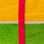 Rainbow Stripes Oversized 100% Cotton Beach Towel Set of 2 Piece