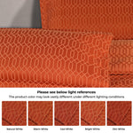 Lightweight Cotton Bedspread Set 3-Piece Remi Geometric Fringe Jacquard