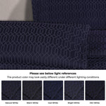 Lightweight Cotton Bedspread Set 3-Piece Remi Geometric Fringe Jacquard