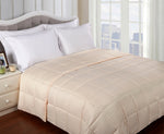 Superior Reversible All Season Down Alternative Stripe Bed Blanket