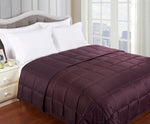 Superior Reversible All Season Down Alternative Stripe Bed Blanket