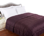 Superior Reversible All Season Down Alternative Stripe Bed Blanket