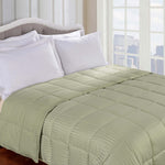 Superior Reversible All Season Down Alternative Stripe Bed Blanket