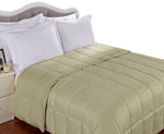 Superior Reversible All Season Down Alternative Stripe Bed Blanket
