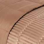 Superior Reversible All Season Down Alternative Stripe Bed Blanket