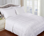 Superior Reversible All Season Down Alternative Stripe Bed Blanket