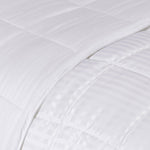 Superior Reversible All Season Down Alternative Stripe Bed Blanket
