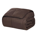 Superior Reversible All Season Down Alternative Stripe Bed Blanket