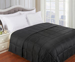 Superior Reversible All Season Down Alternative Stripe Bed Blanket