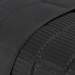 Superior Reversible All Season Down Alternative Stripe Bed Blanket