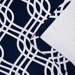 Ribbon Trellis Washable Room Darkening Blackout Curtains, Set of 2