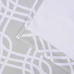Ribbon Trellis Washable Room Darkening Blackout Curtains, Set of 2