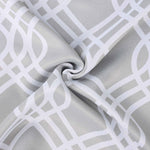 Ribbon Trellis Washable Room Darkening Blackout Curtains, Set of 2