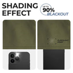 Blackout Curtains Rod Pocket Solid Room Darkening Set of 2