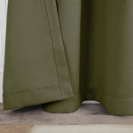 Blackout Curtains Rod Pocket Solid Room Darkening Set of 2