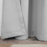 Blackout Curtains Rod Pocket Solid Room Darkening Set of 2