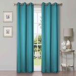 Blackout Curtains Rod Pocket Solid Room Darkening Set of 2