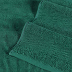 Roma Cotton Ribbed Textured Soft Absorbent 12 Piece Assorted Towel Set