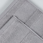 Roma Cotton Ribbed Textured Soft Absorbent 12 Piece Assorted Towel Set