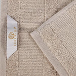 Roma Cotton Ribbed Textured Soft Absorbent 12 Piece Assorted Towel Set
