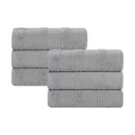 Superior Roma Cotton Ribbed Soft Highly Absorbent Hand Towel Set of 6