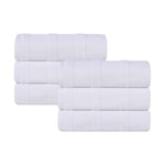 Superior Roma Cotton Ribbed Soft Highly Absorbent Hand Towel Set of 6