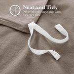 100% Cotton Flannel Solid Fuzzy Warm Duvet Cover Set