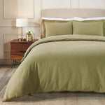 100% Cotton Flannel Solid Fuzzy Warm Duvet Cover Set