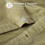 100% Cotton Flannel Solid Fuzzy Warm Duvet Cover Set