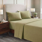 100% Cotton Flannel Solid Deep Pocket Sheet Set
