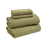 100% Cotton Flannel Solid Deep Pocket Sheet Set