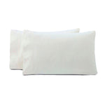 Superior Rome Flannel Cotton Solid Fuzzy Pillowcases, Set of 2