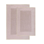 Superior Rome Modern Non-Slip Machine Washable Bathroom Bath Rug Set