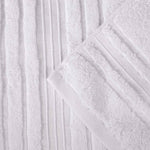 Superior Sadie Zero Twist Cotton Absorbent Solid 3 Piece Towel Set