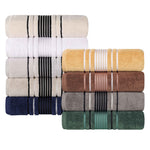 Superior Zero Twist Cotton Solid & Jacquard Floral 12 Piece Towel Set