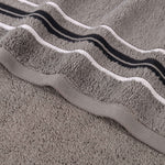 Superior Zero Twist Cotton Solid and Jacquard Floral 6 Piece Towel Set
