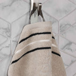 Superior Zero Twist Cotton Solid & Jacquard Floral Hand Towel Set of 6
