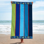 Sea Shells Oversized Cotton Beach Towel Set of 2 Piece