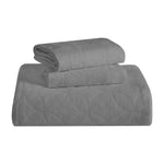 100% Cotton Matelassé Bedspread Set Lightweight Celtic Wedding Ring Jacquard (3-Piece)