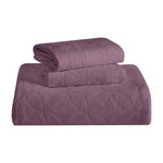 100% Cotton Matelassé Bedspread Set Lightweight Celtic Wedding Ring Jacquard (3-Piece)