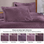 100% Cotton Matelassé Bedspread Set Lightweight Celtic Wedding Ring Jacquard (3-Piece)