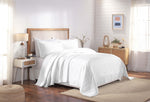 100% Cotton Matelassé Bedspread Set Lightweight Celtic Wedding Ring Jacquard (3-Piece)