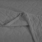 100% Cotton Matelassé Bedspread Set Lightweight Celtic Wedding Ring Jacquard (3-Piece)