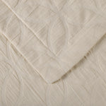 100% Cotton Matelassé Bedspread Set Lightweight Celtic Wedding Ring Jacquard (3-Piece)