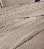 100% Cotton Matelassé Bedspread Set Lightweight Celtic Wedding Ring Jacquard (3-Piece)