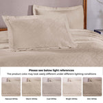 100% Cotton Matelassé Bedspread Set Lightweight Celtic Wedding Ring Jacquard (3-Piece)