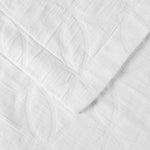 100% Cotton Matelassé Bedspread Set Lightweight Celtic Wedding Ring Jacquard (3-Piece)