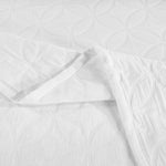 100% Cotton Matelassé Bedspread Set Lightweight Celtic Wedding Ring Jacquard (3-Piece)