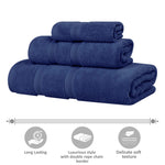 Superior Smart Dry Zero Twist Cotton Medium Weight 12 Piece Towel Set